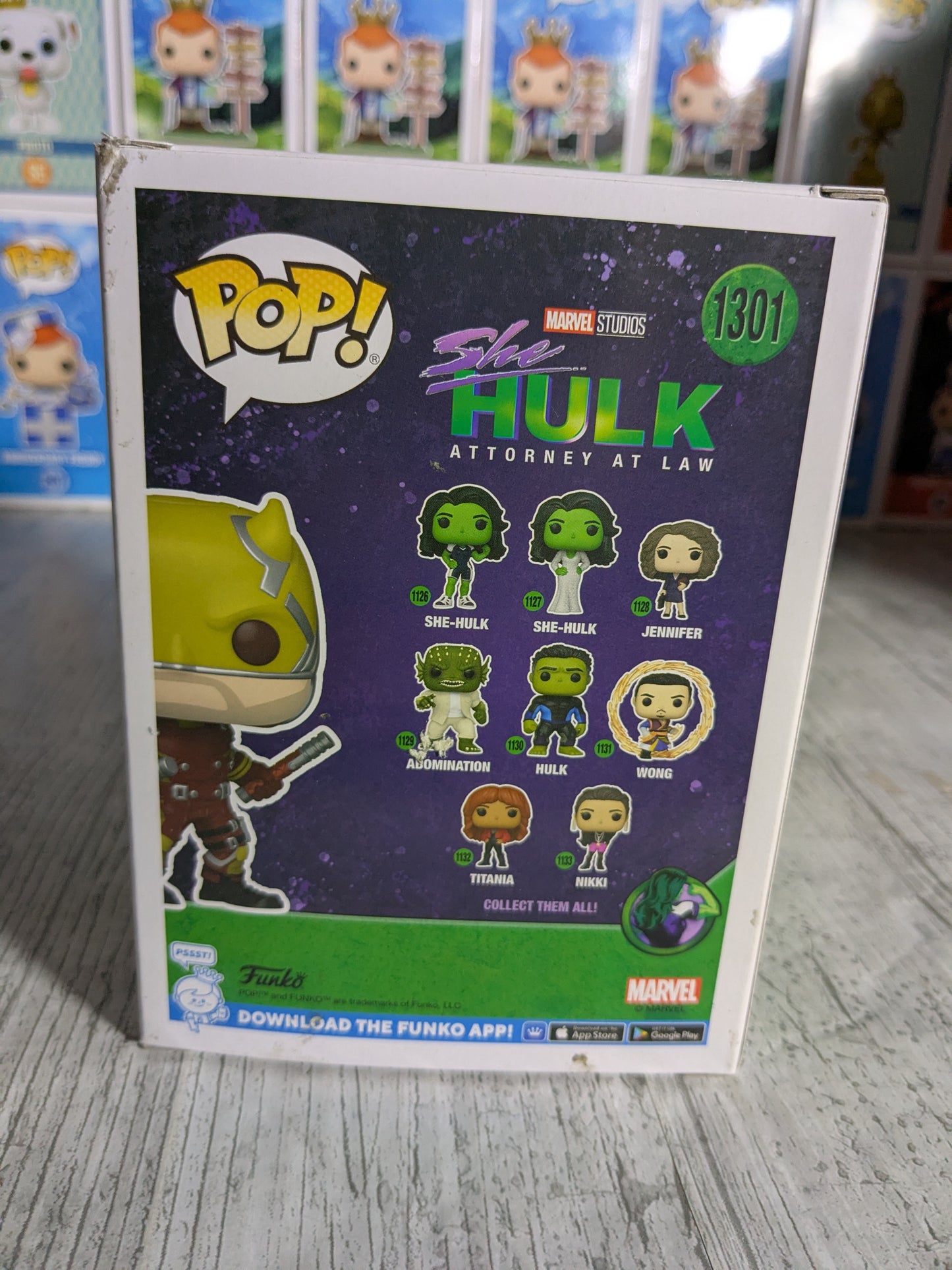 Funko pop 1301 - Daredevil (Opened/Damaged Box)