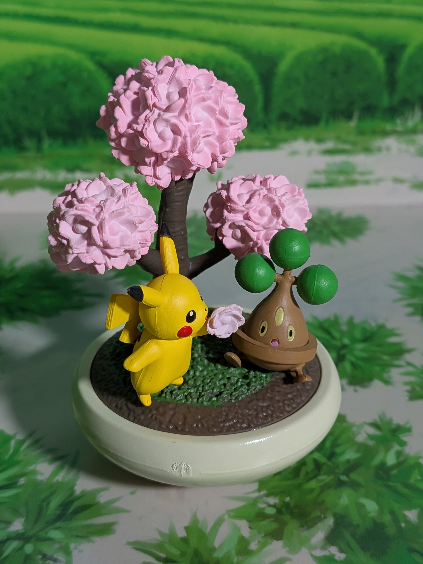 Re-Ment Pokémon - Pikachu & Manzaï / Bonsly - Pocket Bonsai 2