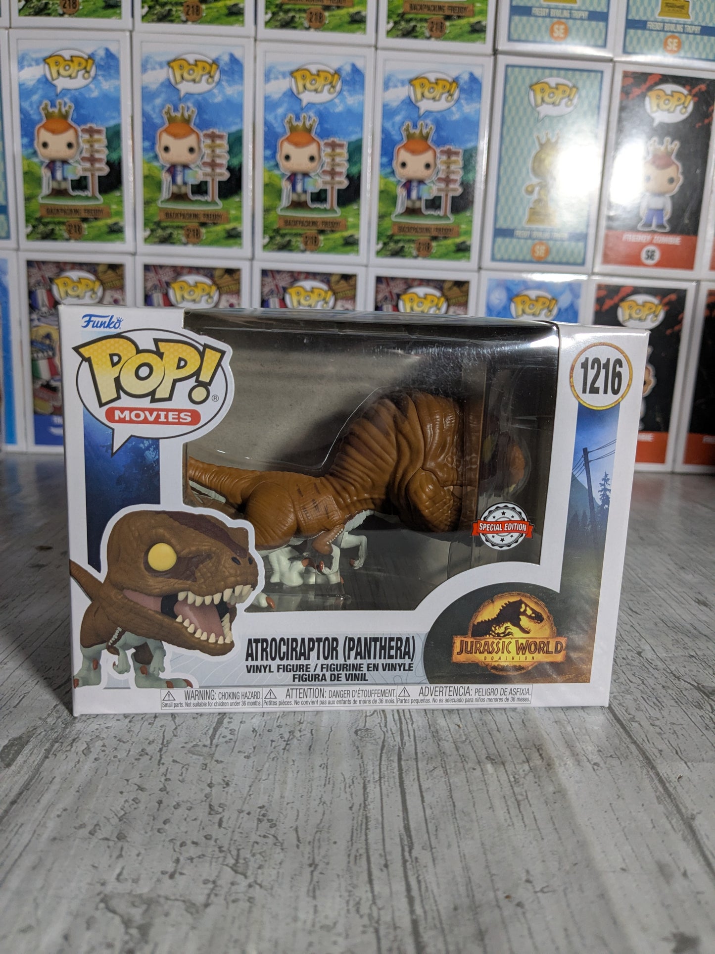 Funko pop 1216 : Atrociraptor (Panthera)