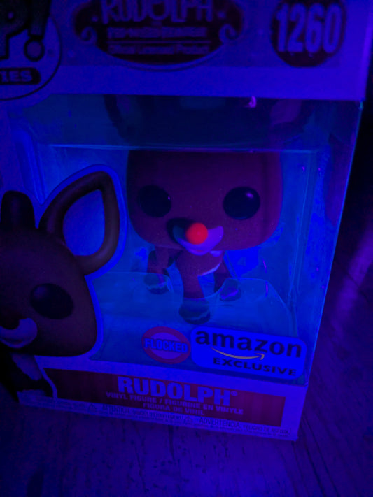 Funko pop Rudolph the Red Nosed Reindeer #1260 : Rudolph (AE/Flocked)