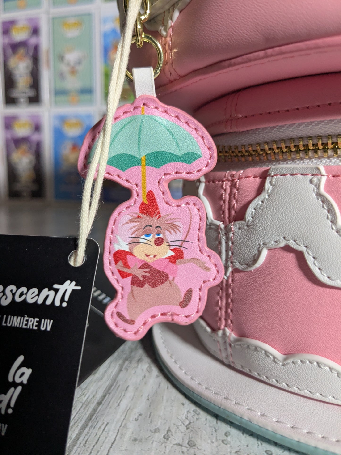 Loungefly : Alice in Wonderland Unbirthday Cake Crossbody Bag (Glow) 🎂