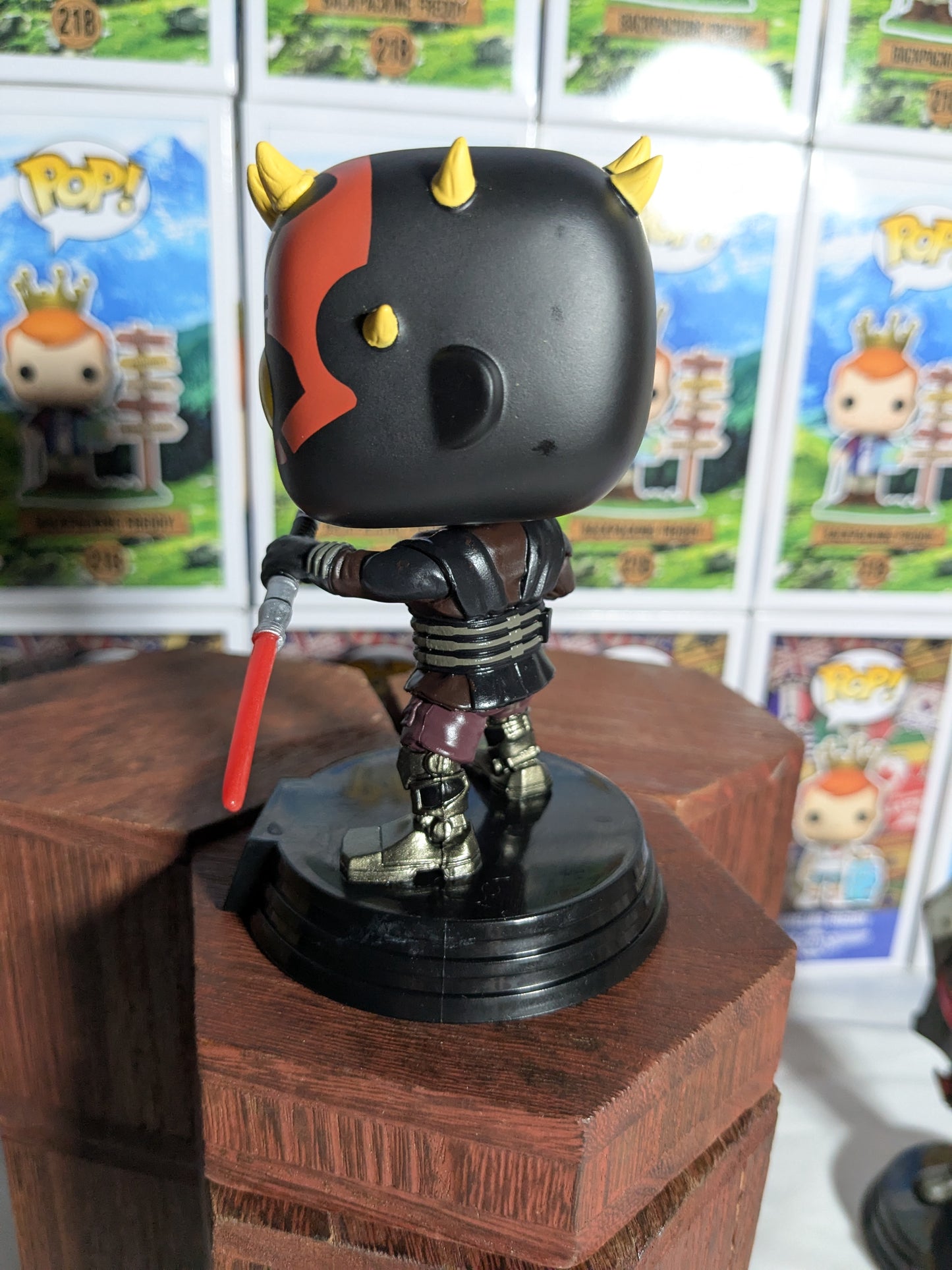 Funko pop : Darth Maul & Gar Saxon (Glow/Damaged Box/Opened)