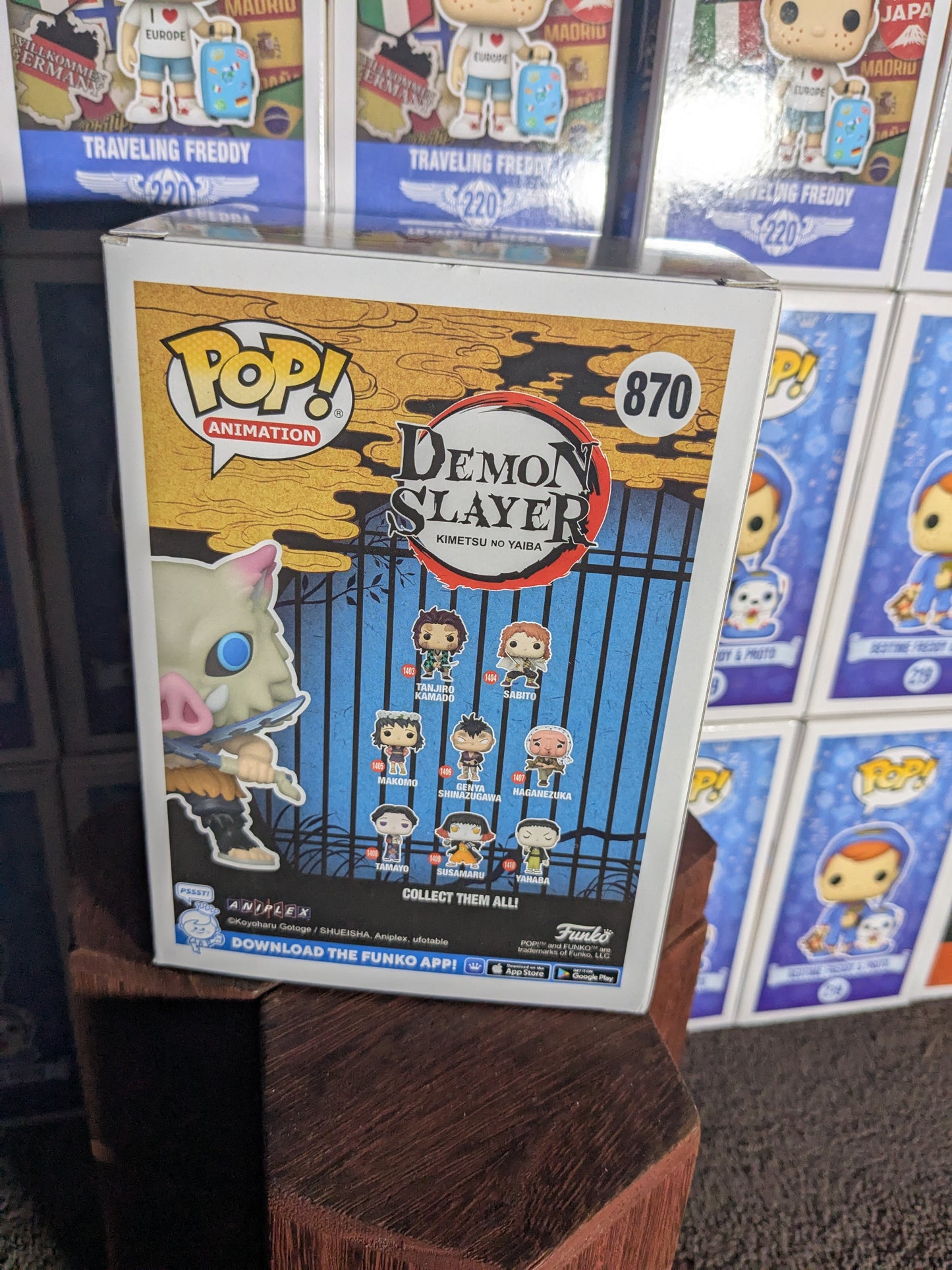 Funko pop 870: Inosuke Hashibira (floccato)