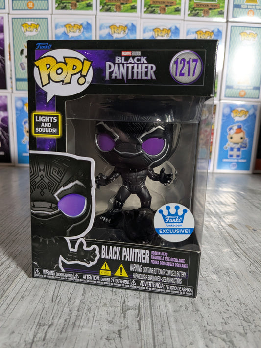 Funko pop 1217 : Black Panther (Lights and Sounds)