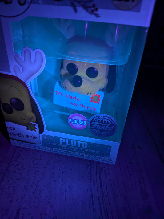 Funko pop Disney #1227 - Pluto (Flocked)