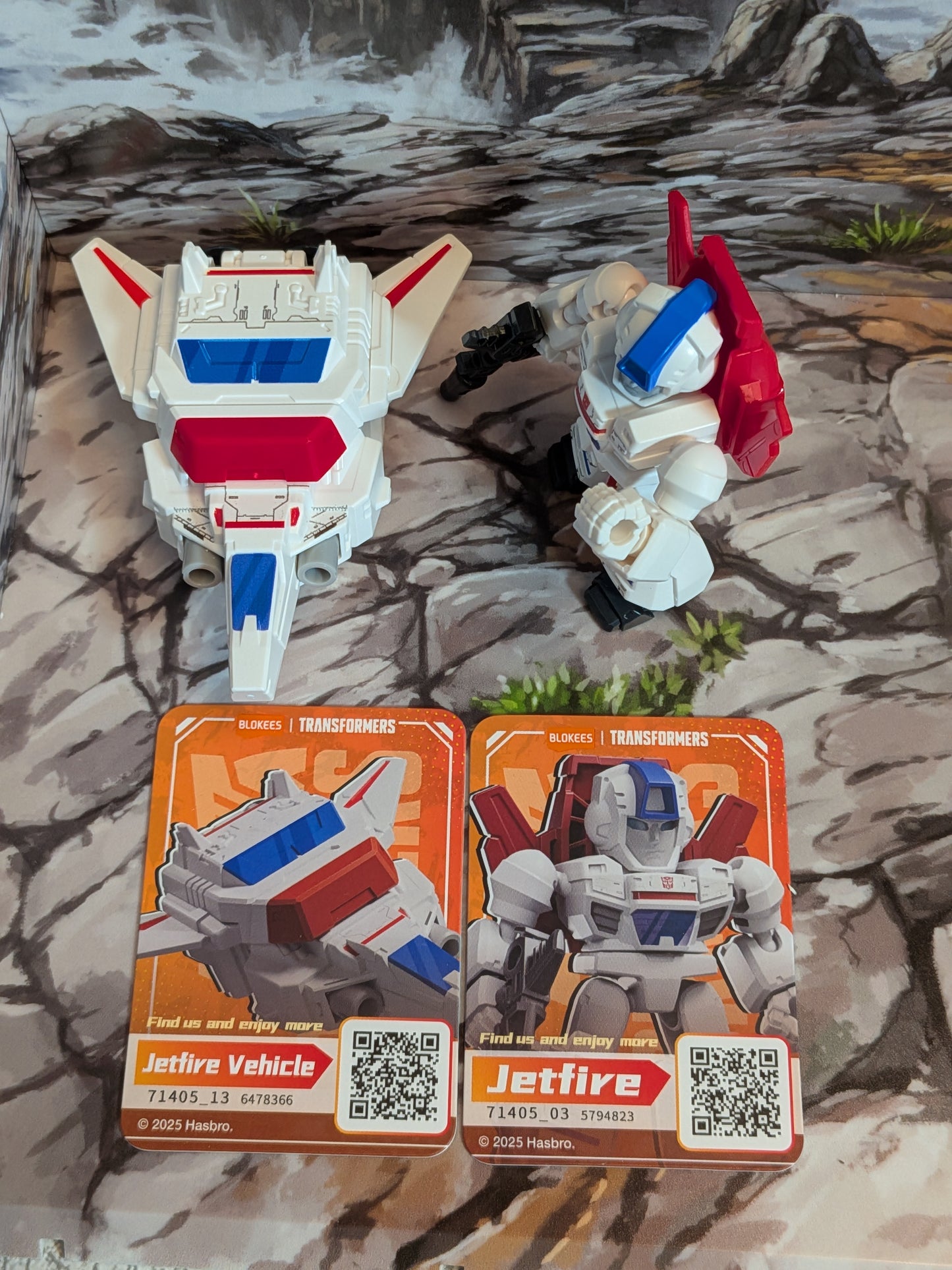 Blokees - Transformers Defender Version 05 - Jetfire (Lot Robot + Mode Véhicule) (~4-6cm)