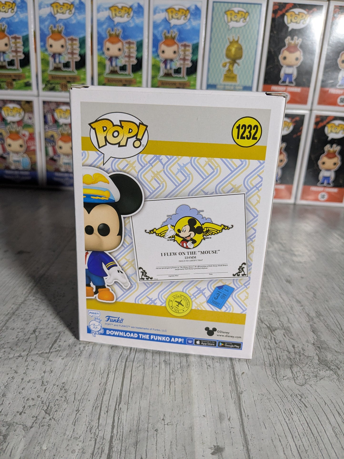 Funko pop 1232 : Pilot Mickey Mouse