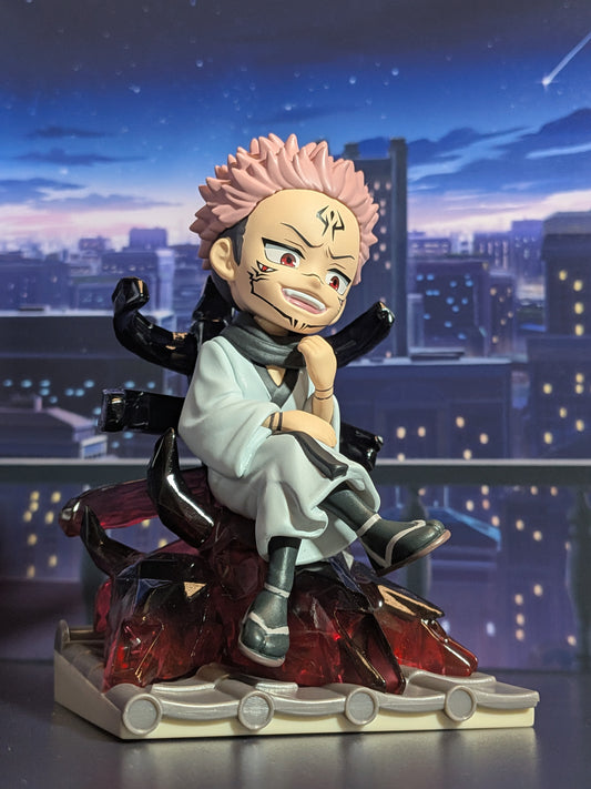Mighty Jaxx - Jujutsu Kaisen: Kwistal Fwendz - Battle Ready Series - Ryomen Sukuna (Rare Chase / Secret Variant) (~10cm)
