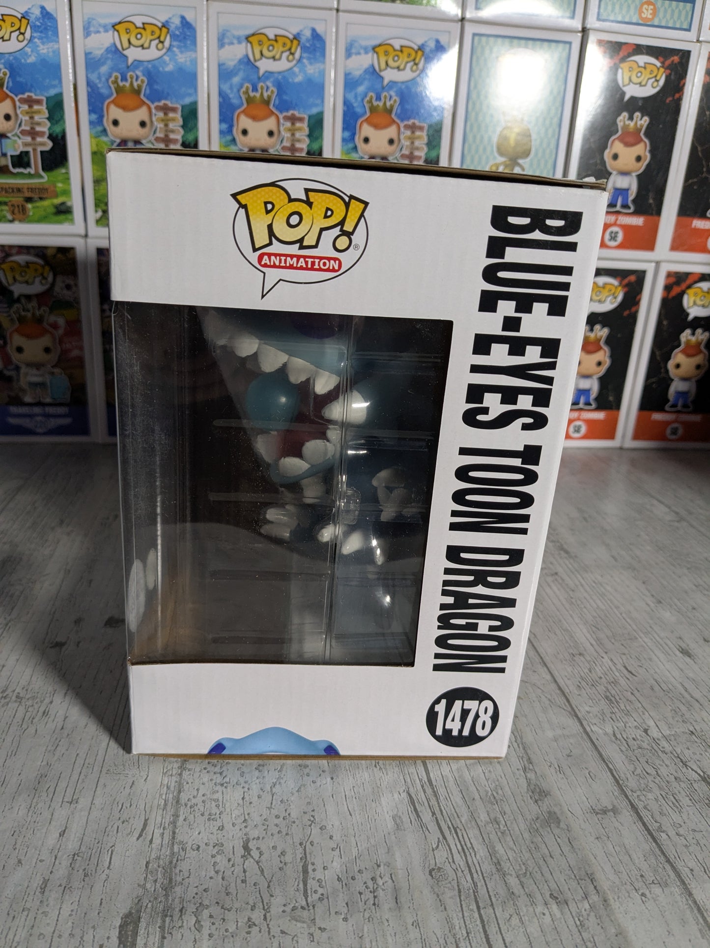Funko pop 1478 : Blue-Eyes Toon Dragon (Glow/Damaged Box/Opened)
