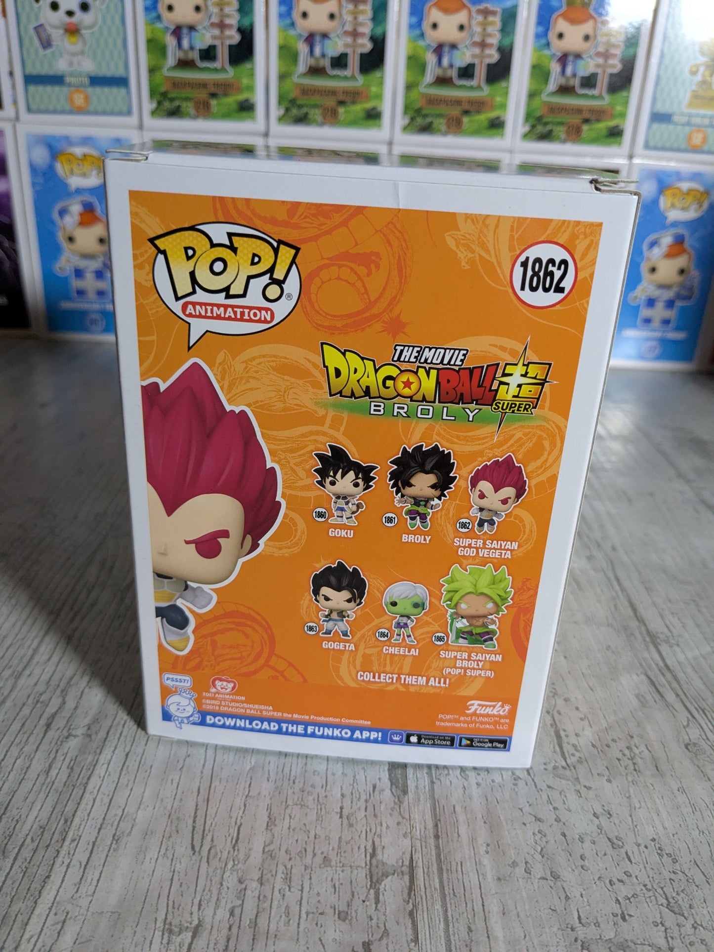 Funko pop 1868 - Super Saiyan God Vegeta (Opened/Damaged Box)