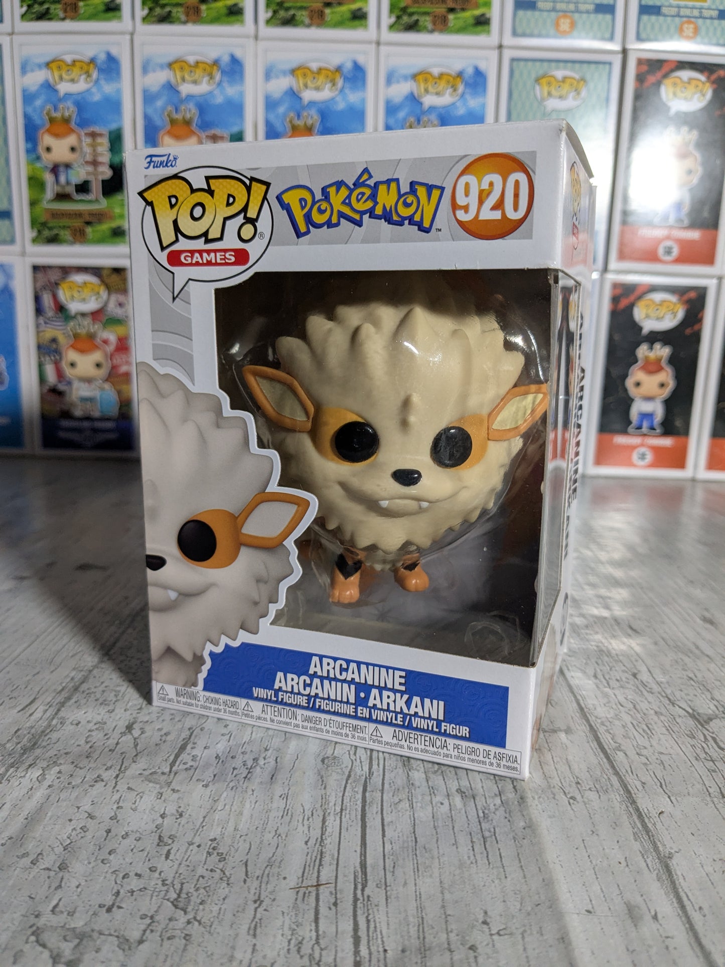 Funko pop 920 : Arcanine / Arcanin / Arkani (Opened)