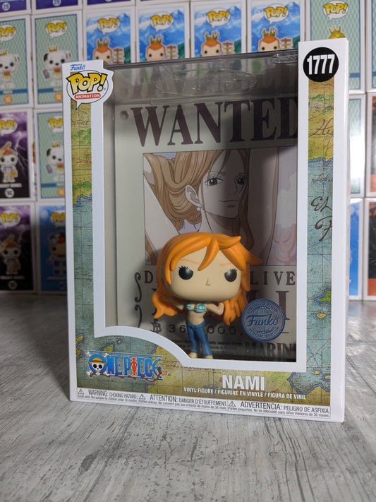 Funko pop 1777 : Nami Wanted Poster (Damaged box)