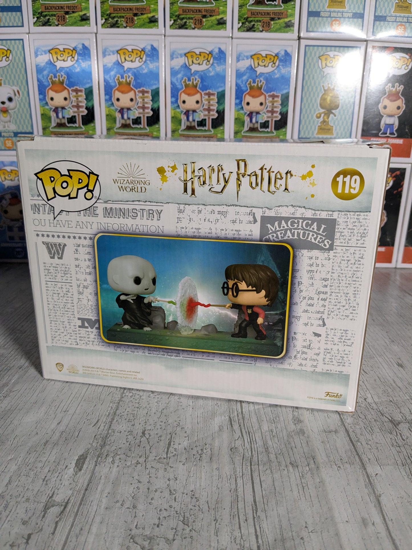 Funko pop 119 : Harry vs Voldemort (Opened/Damaged Box)