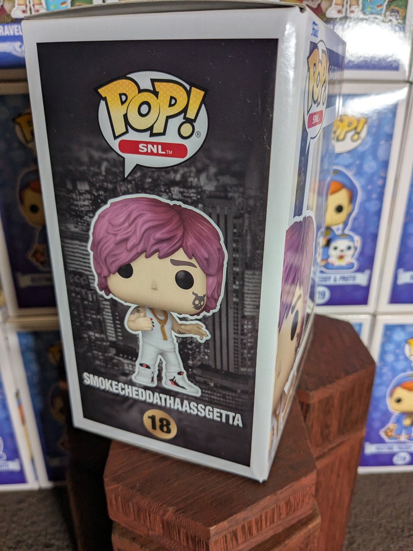 Funko pop 18 : Smokecheddathaassgetta