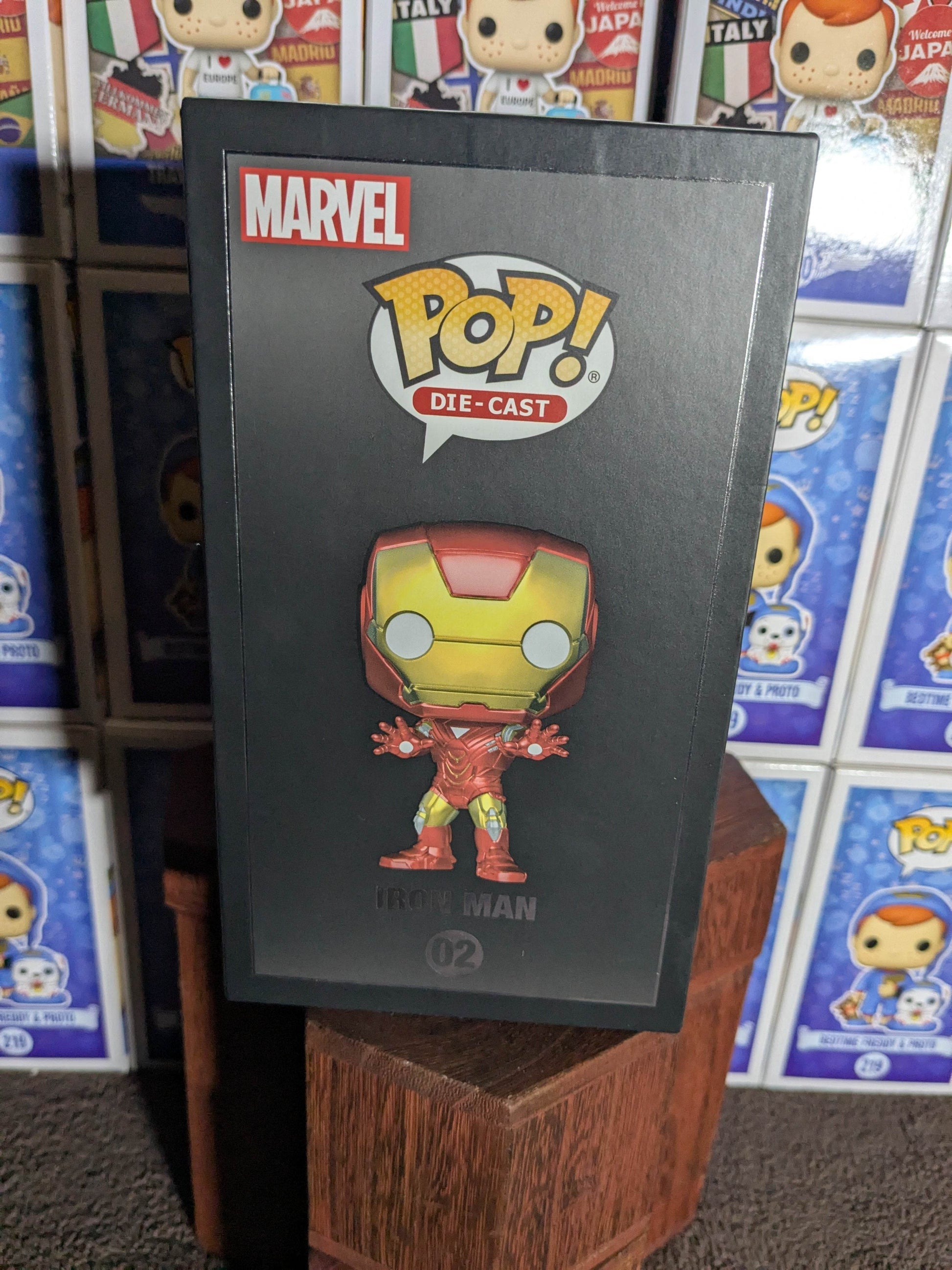 Funko pop 02 : Iron Man Die-Cast - CapyToys