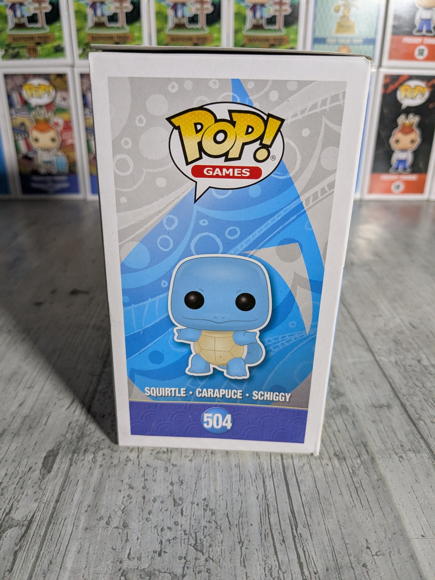 Funko pop 504 : Squirtle / Carapuce / Schiggy (Diamond/SC2021)(Damaged Box)