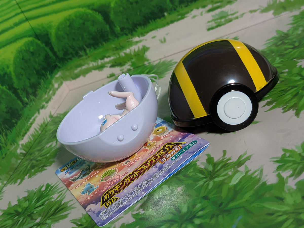 Shokugan: Pokémon Get & Gum - Blazing Sky Illusion - Mew & Ultra Ball (Environ 3 cm)