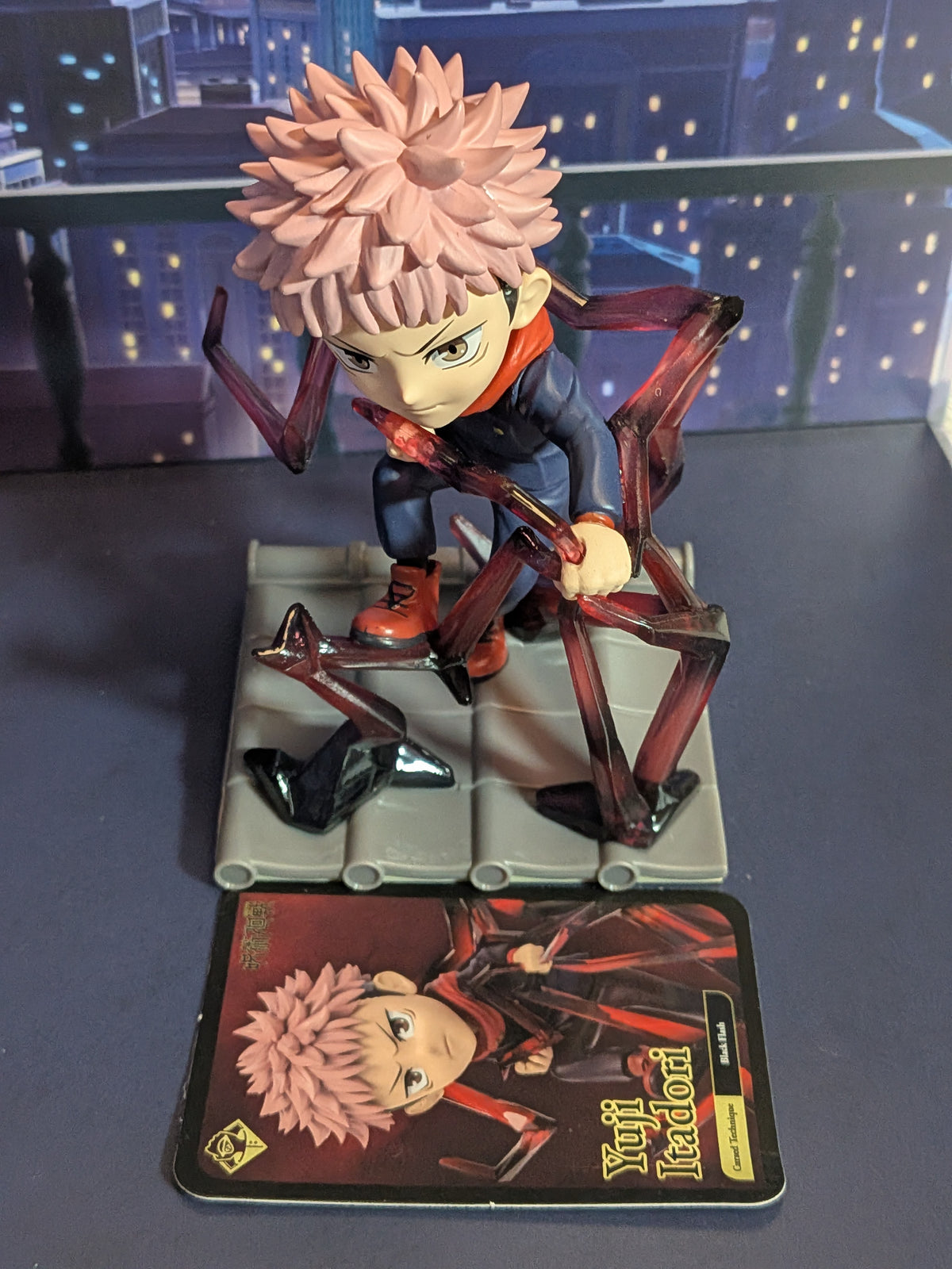 Mighty Jaxx - Jujutsu Kaisen: Kwistal Fwendz - Battle Ready Series - Yuji Itadori (~10cm)