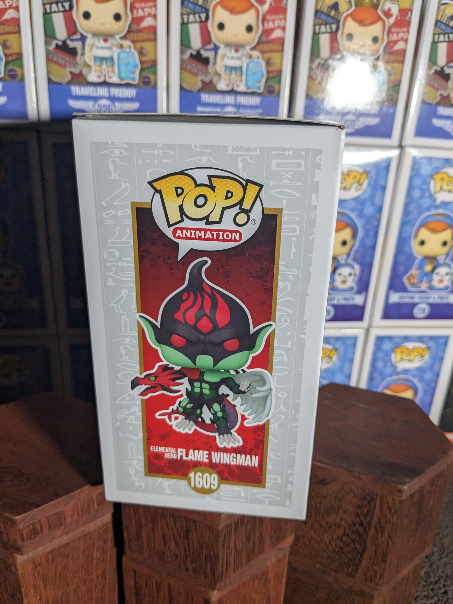 Funko Pop 1609: Elemental Hero Flame Wingman (SC2023)