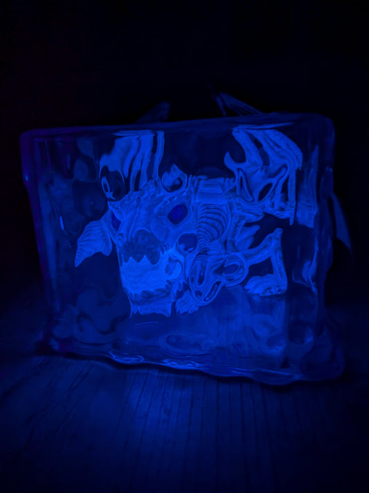 Funko pop Games Dungeons & Dragons #1069 - Gelatinous Cube with Dracolich (Glow/Opened/ Damaged Plastic)