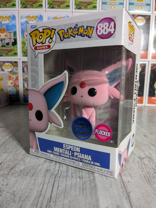 Funko pop 884 : Espeon / Mentali / Psiana (Flocked)