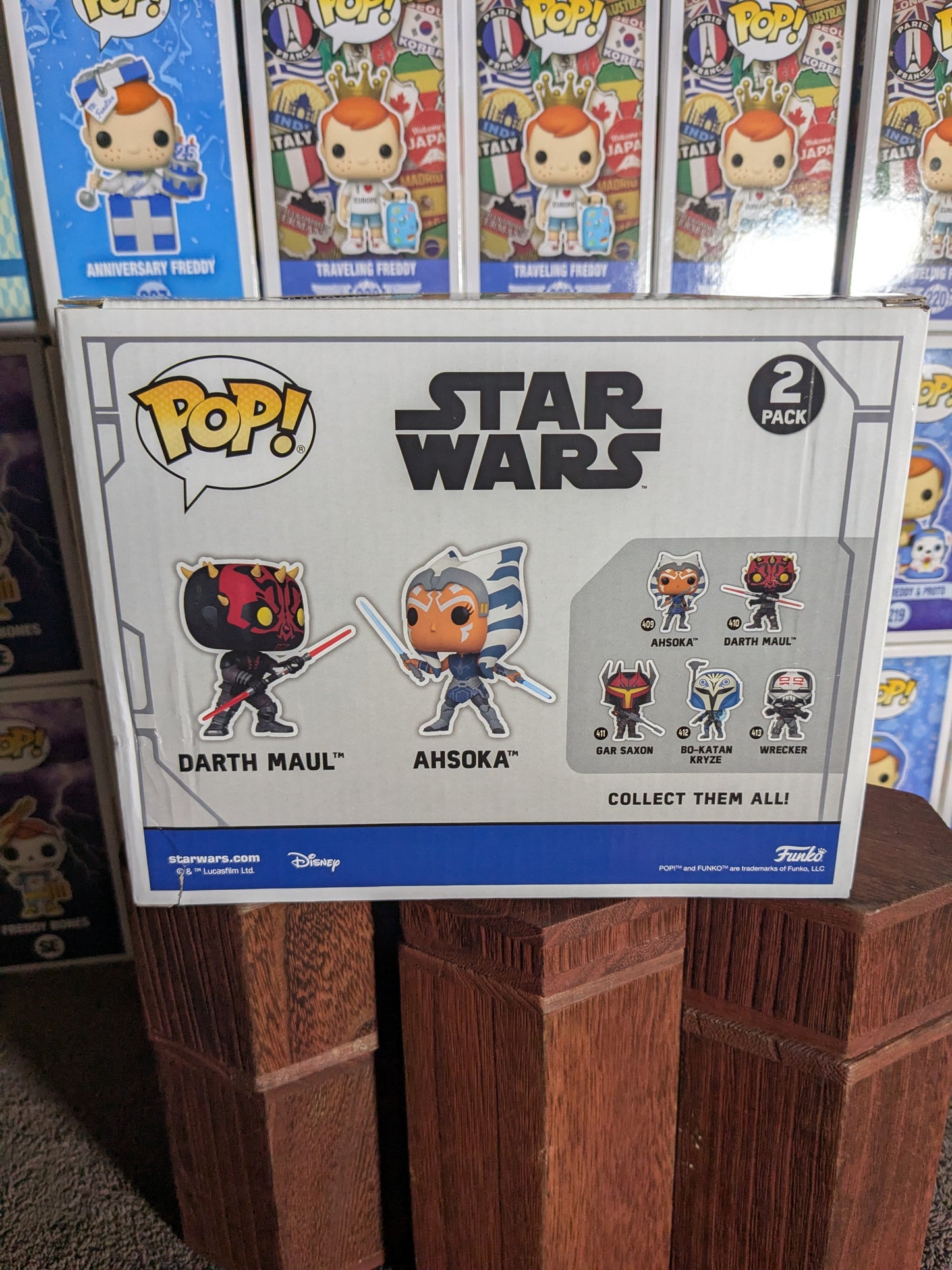 Funko pop : Darth Maul vs Ahsoka Tano (GameStop/Damaged Box) - CapyToys