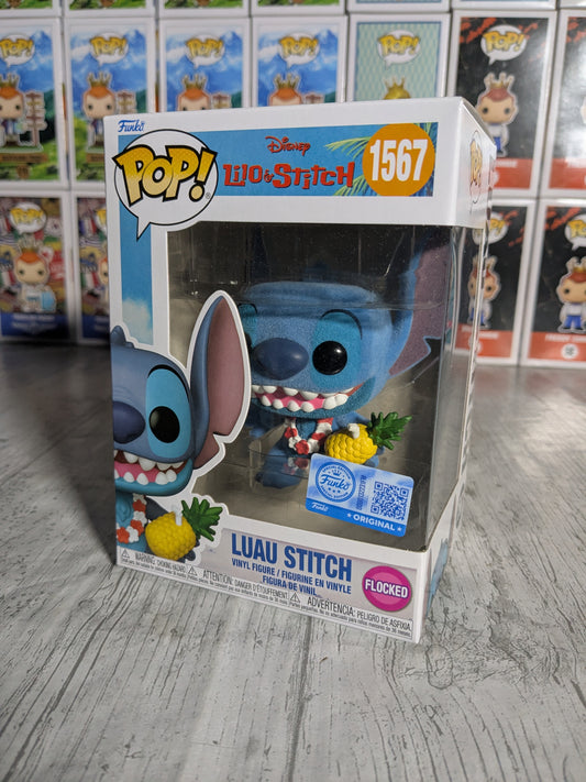 Funko pop 1567 : Luau Stitch (Flocked)