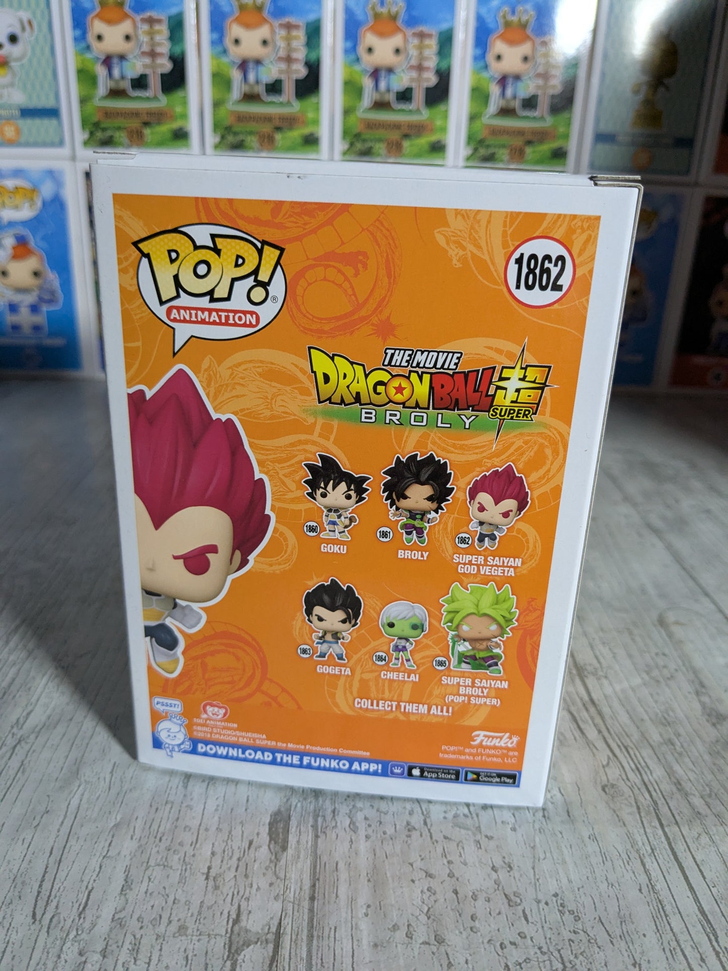 Funko pop 1868 - Super Saiyan God Vegeta