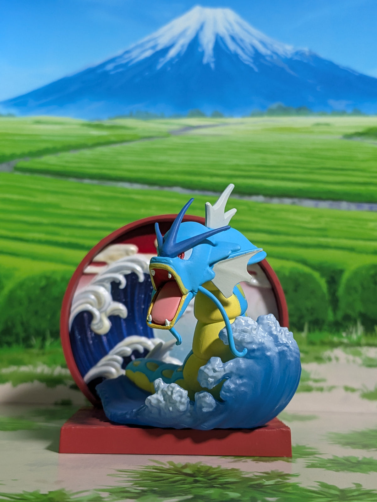 Re-Ment Pokémon - Léviator / Gyarados - Japanese Style Window