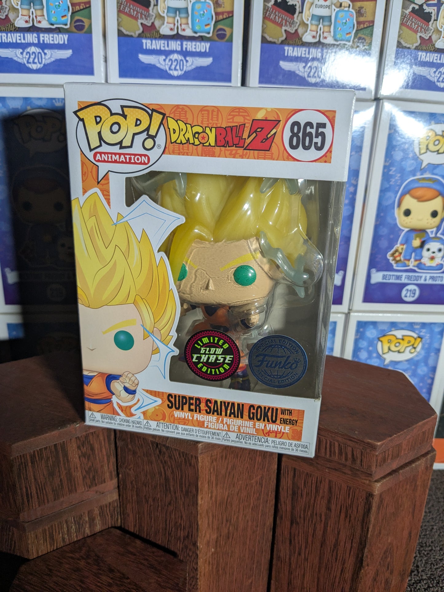 Funko pop 865: Super Saiyan Goku con Energia (Chase)