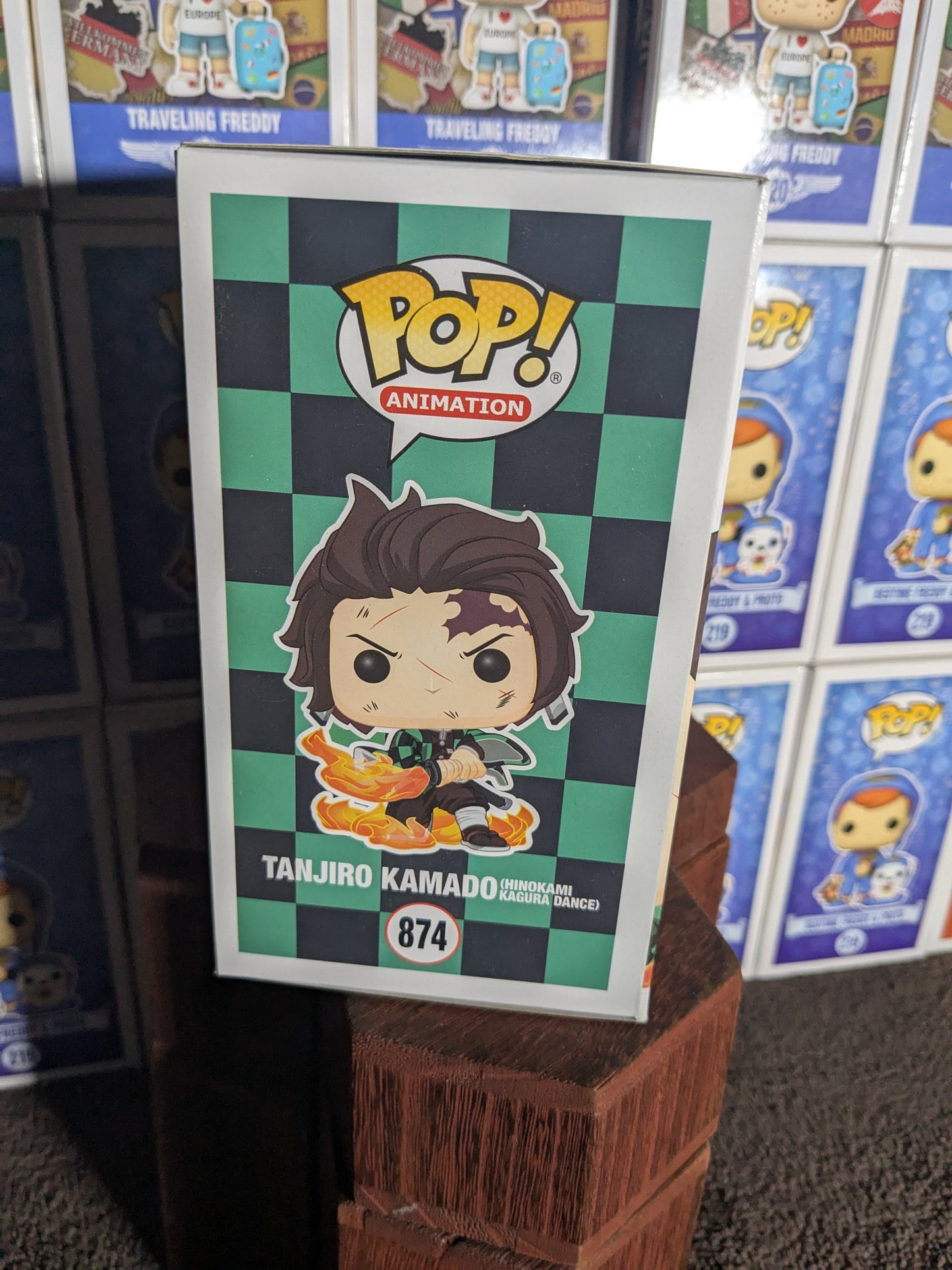 Funko Pop 874: Tanjiro Kamado Hinokami Kagura Dance (Chase)