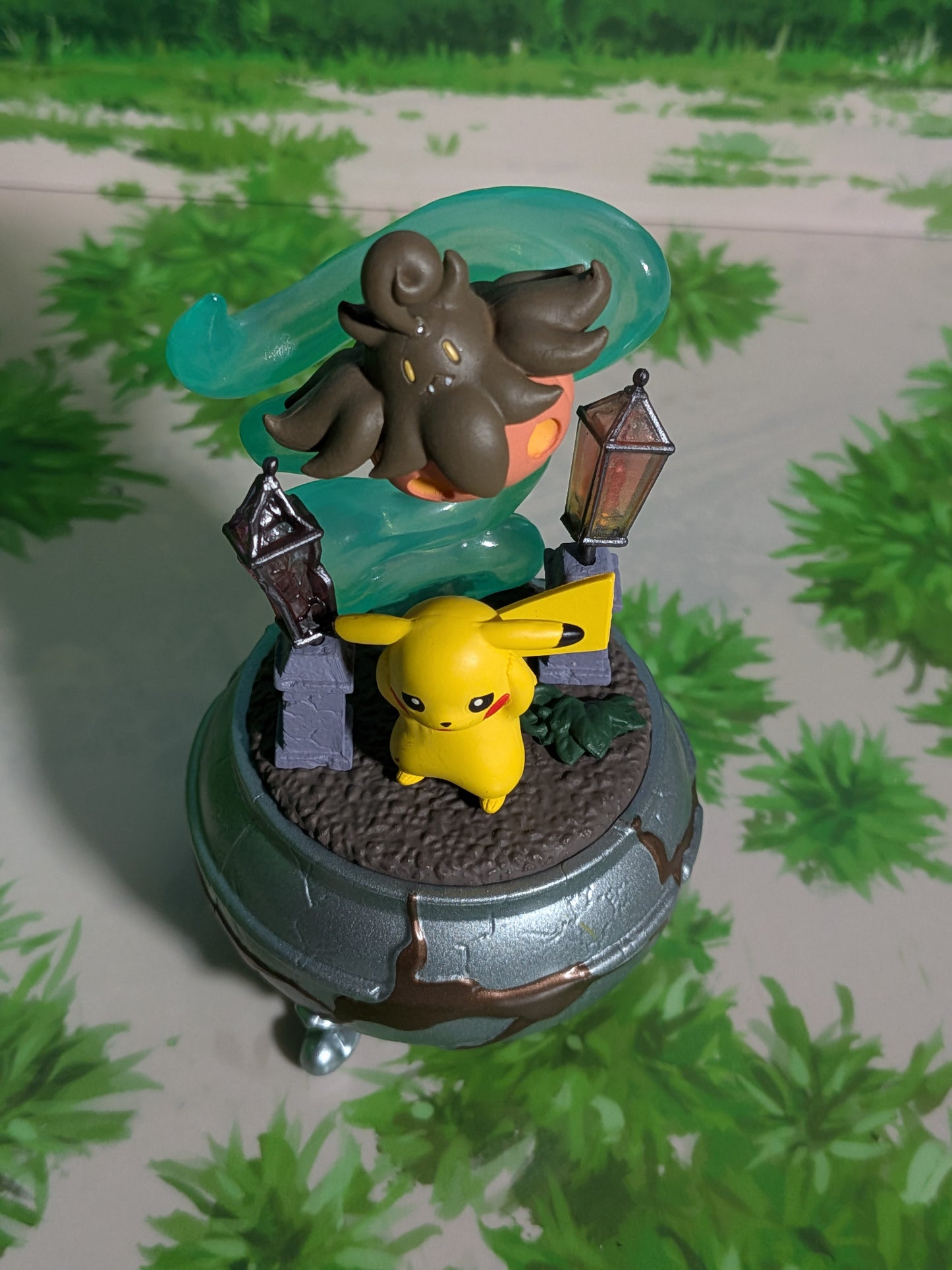 Re-Ment Pokémon Little Night Collection Vol.2 - Pikachu & Pitrouille | Pumpkaboo | Bokeibou (~10cm)