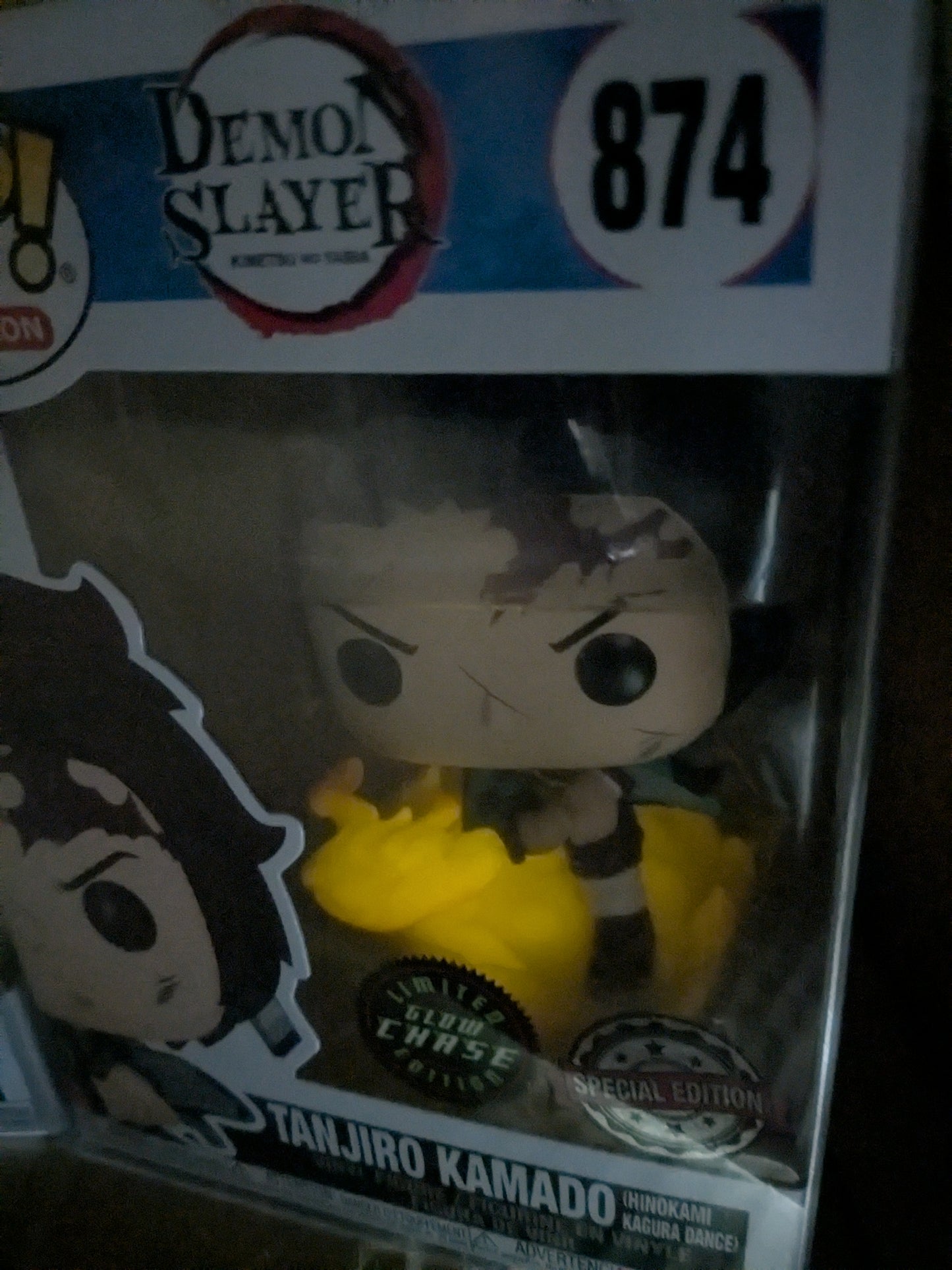 Funko Pop 874: Tanjiro Kamado Hinokami Kagura Dance (Chase)
