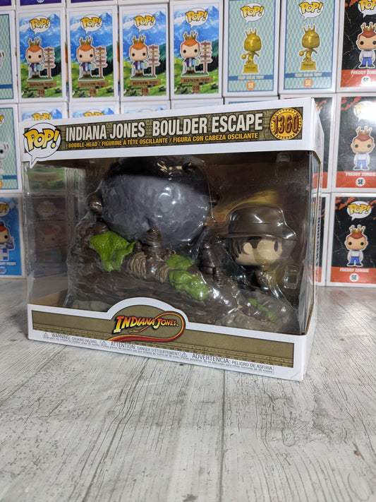 Funko pop 1368 : Indiana Jones Boulder Escape (Damaged Box)