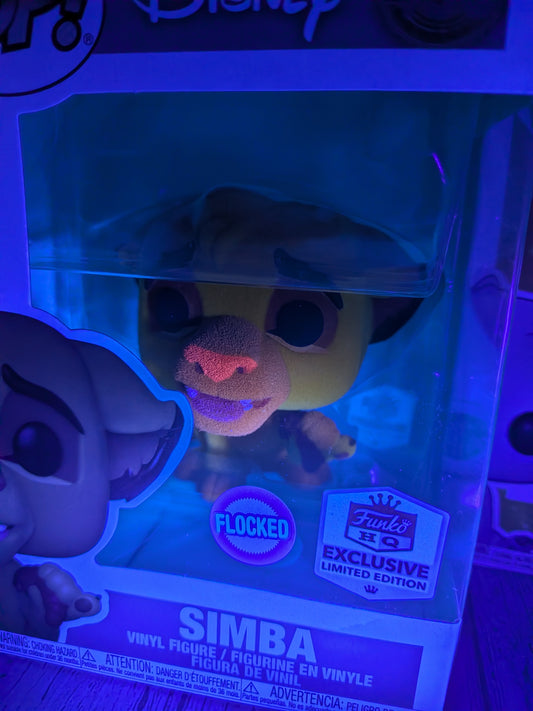 Funko Pop Disney The Lion King #496 - Simba (Flocked/HQE)