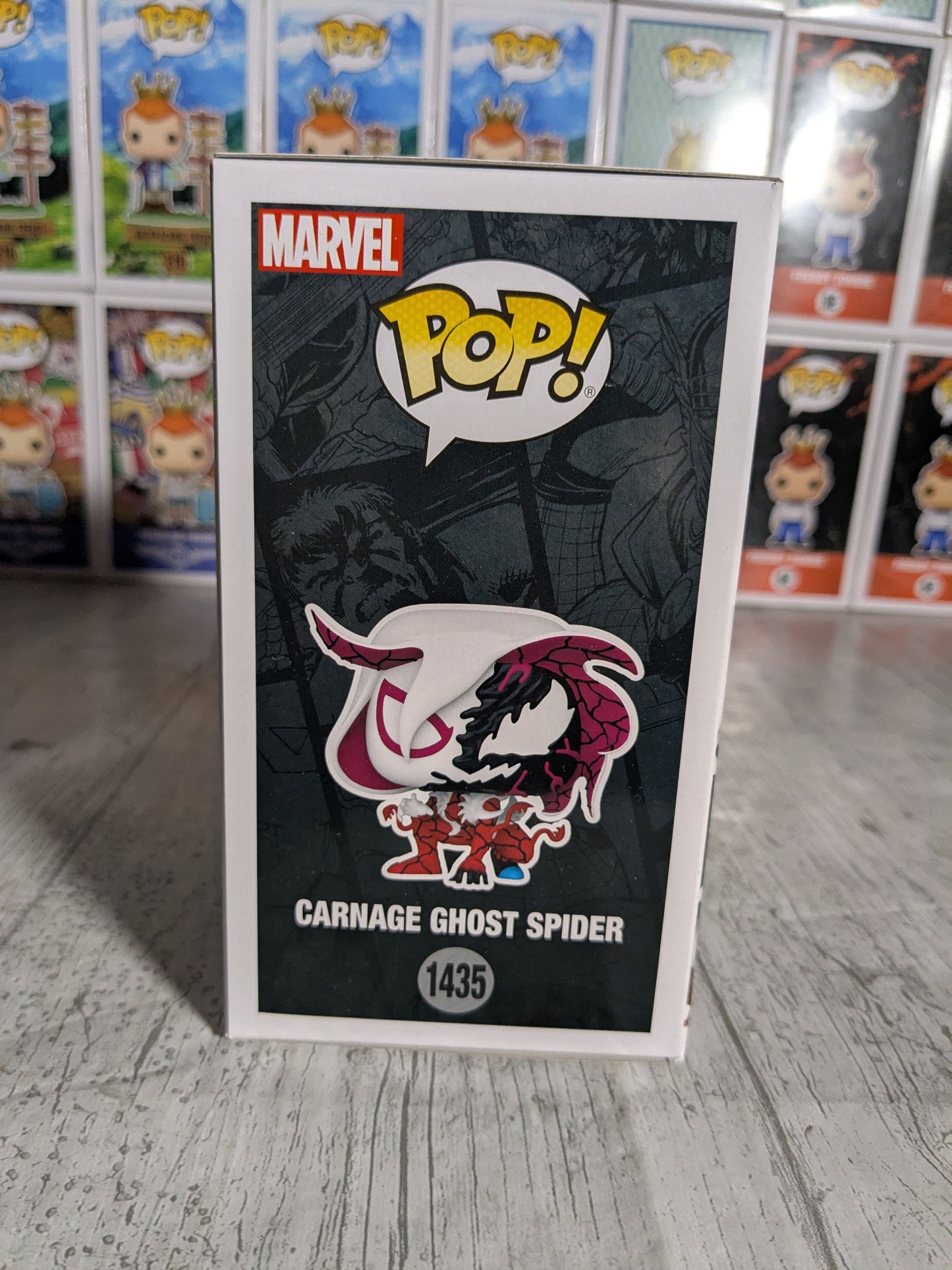 Funko pop 1435 : Carnage Ghost Spider (Opened)