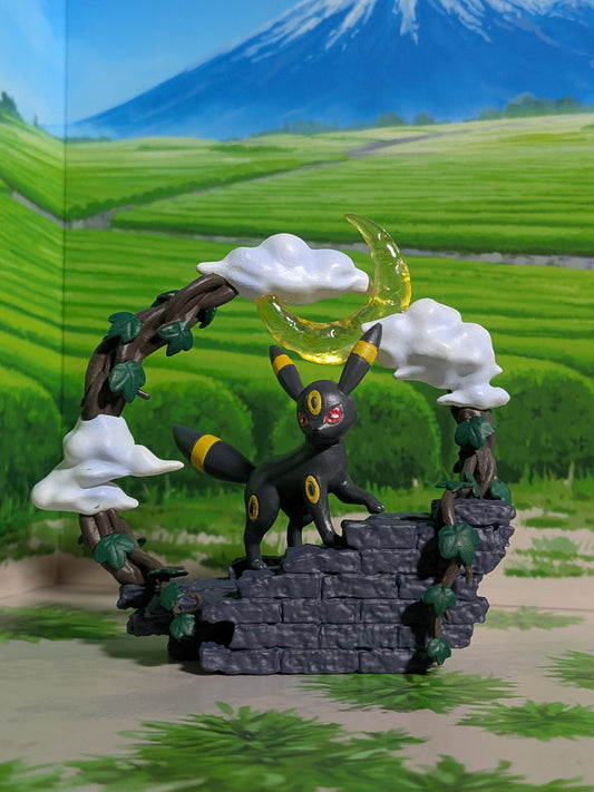 Re-Ment Pokémon - Noctali / Umbreon - Circular Diorama