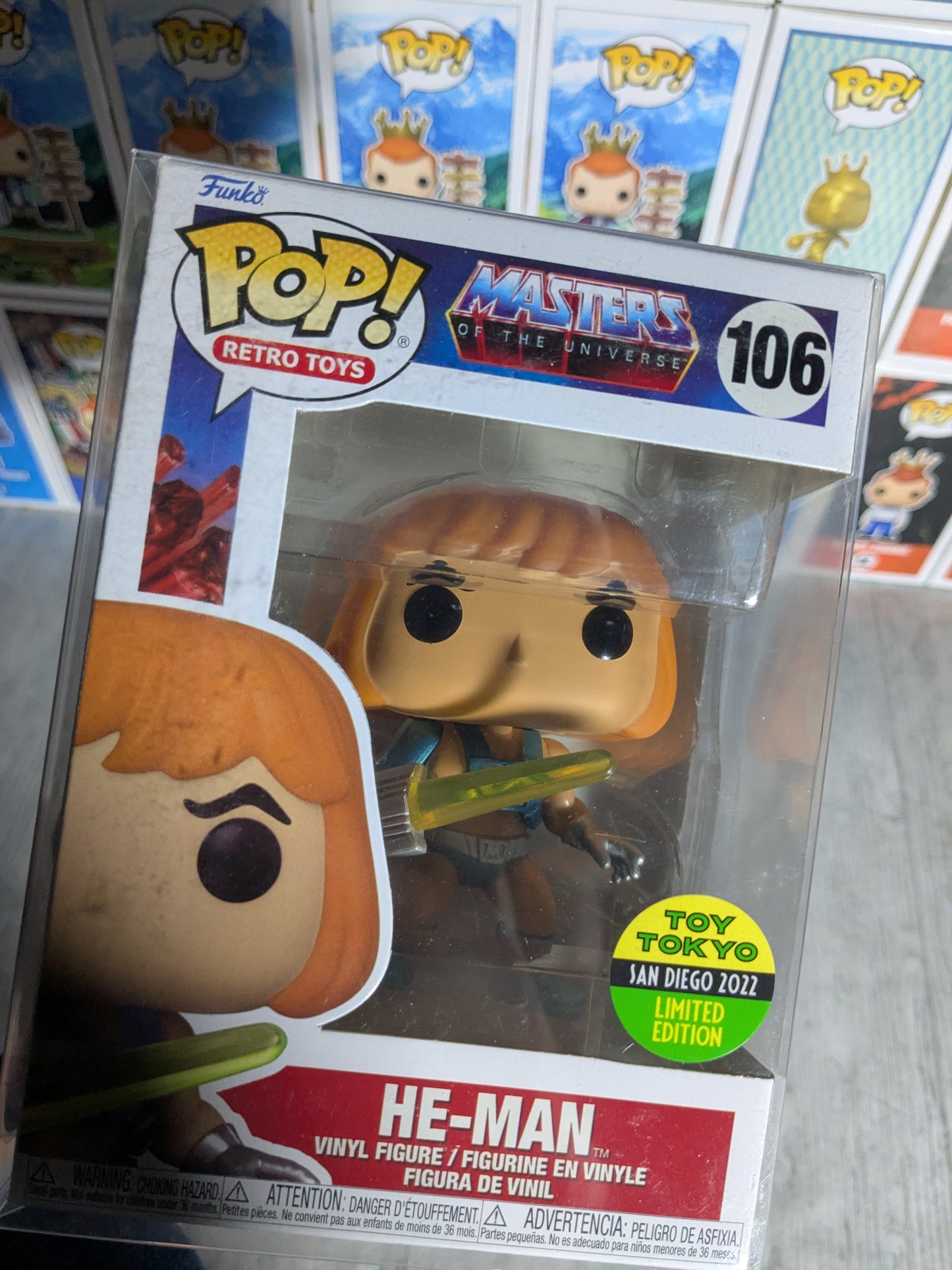 Funko pop 106 : He-Man (TTSD2022)