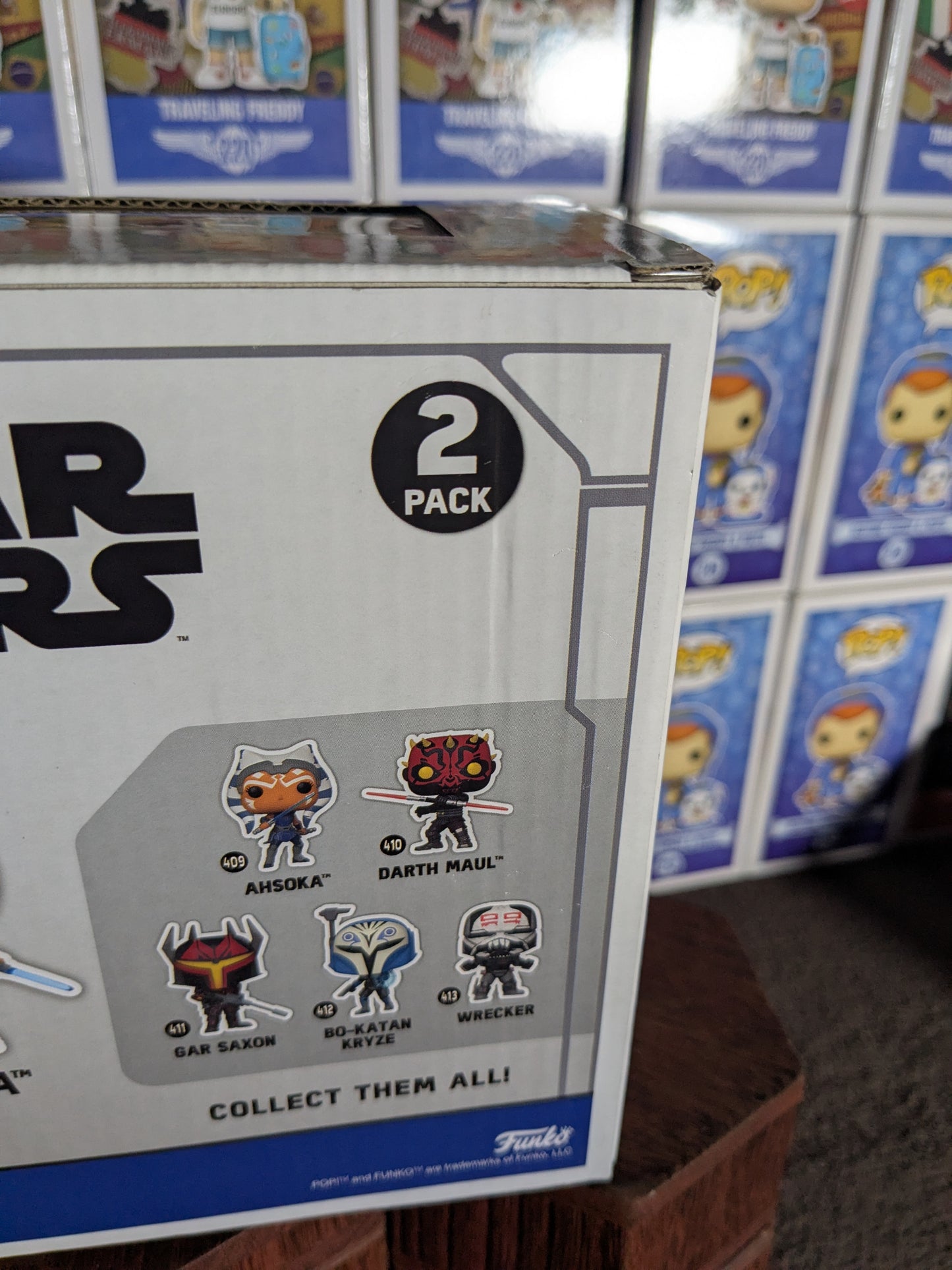 Funko pop : Darth Maul vs Ahsoka Tano (GameStop/Damaged Box) - CapyToys