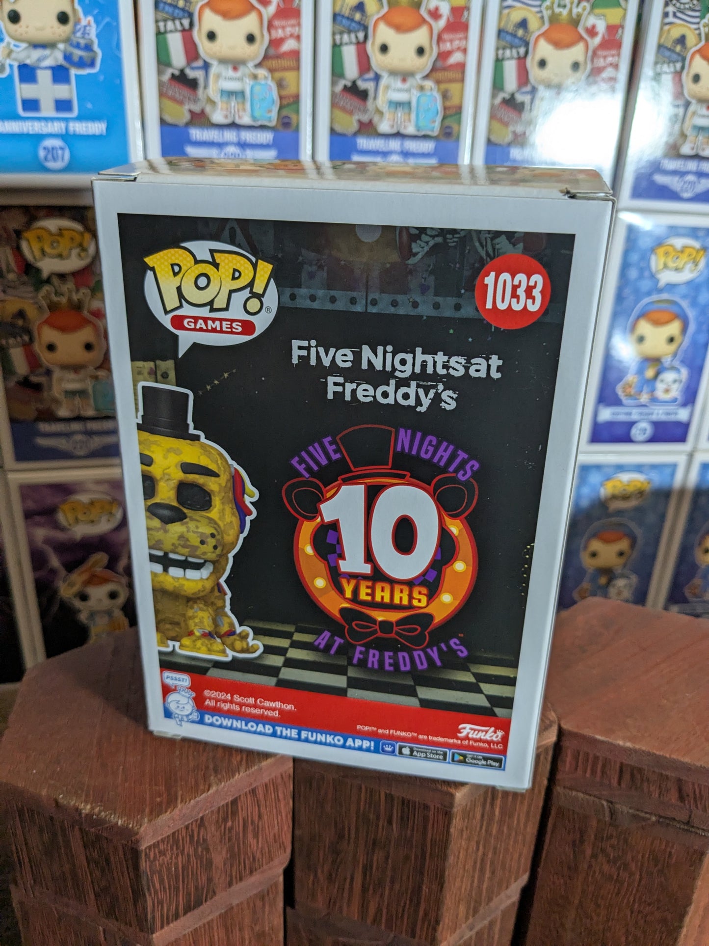 Funko pop 1033 : Withered Golden Freddy