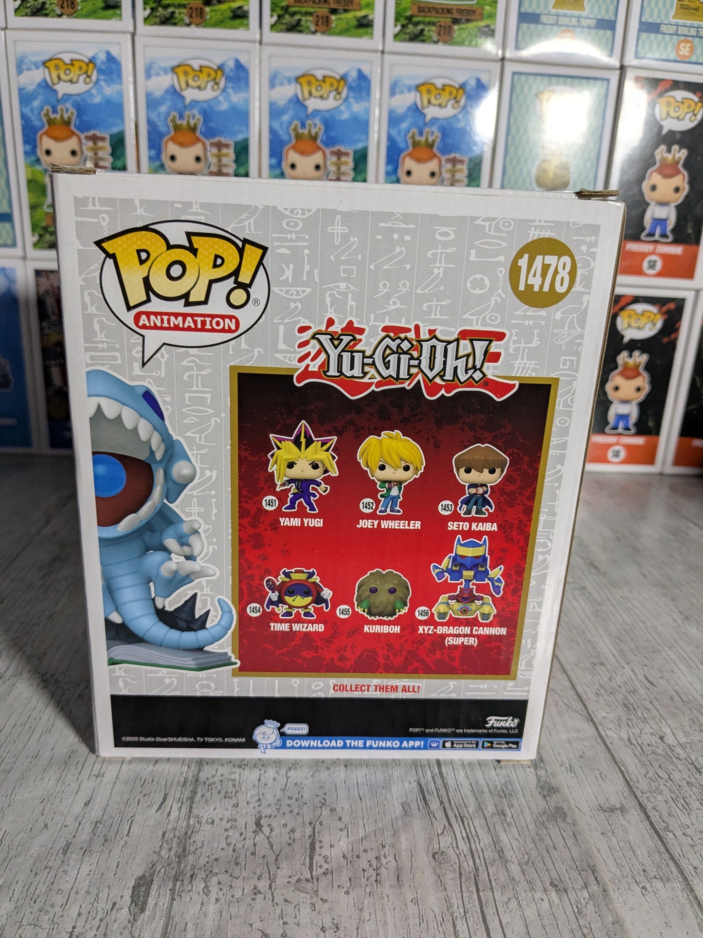 Funko pop 1478 : Blue-Eyes Toon Dragon (Glow/Damaged Box/Opened)