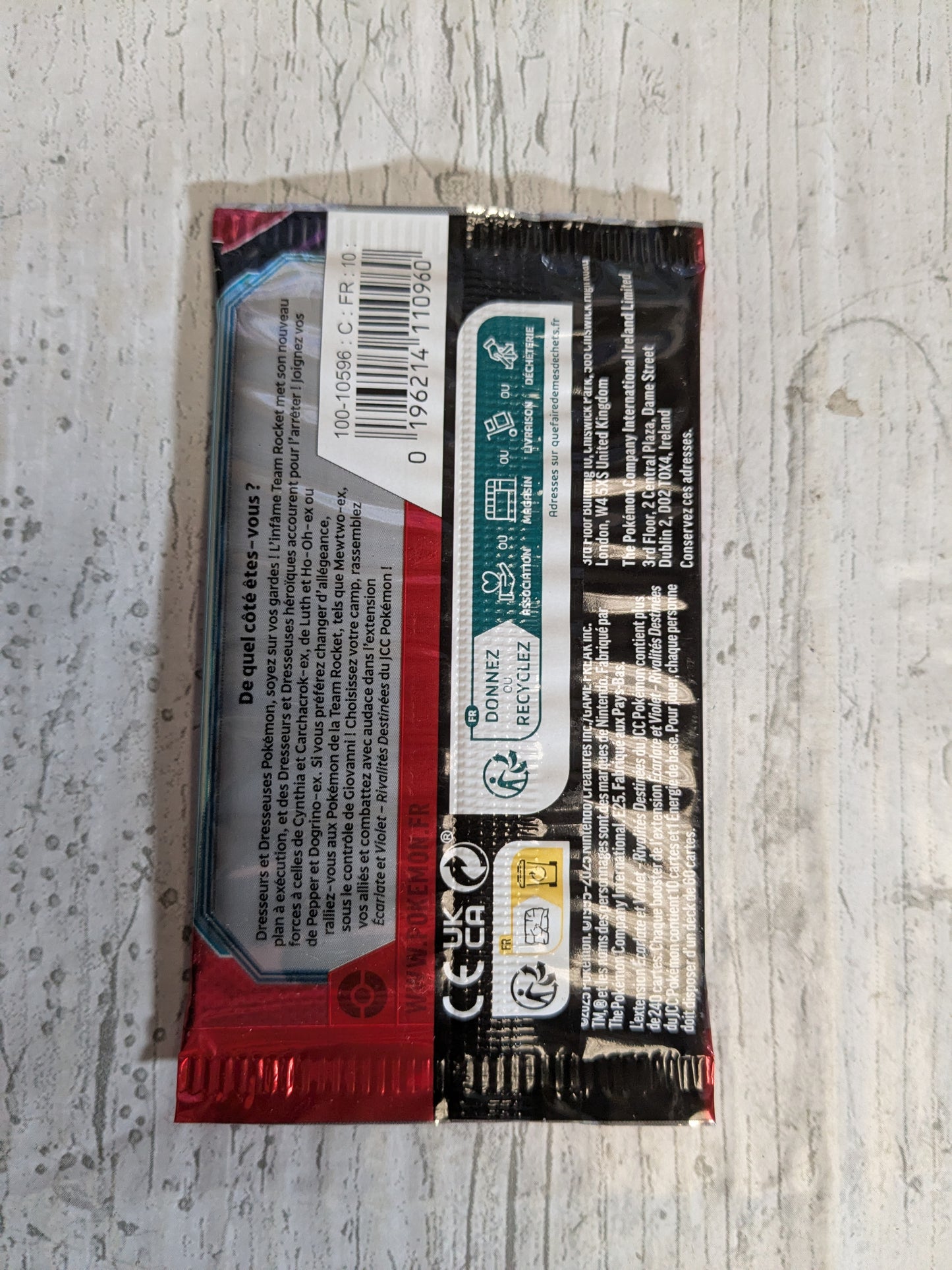 Booster Loose Rivalités Destinées (FR) – Illu. MEWTWO-EX Team Rocket