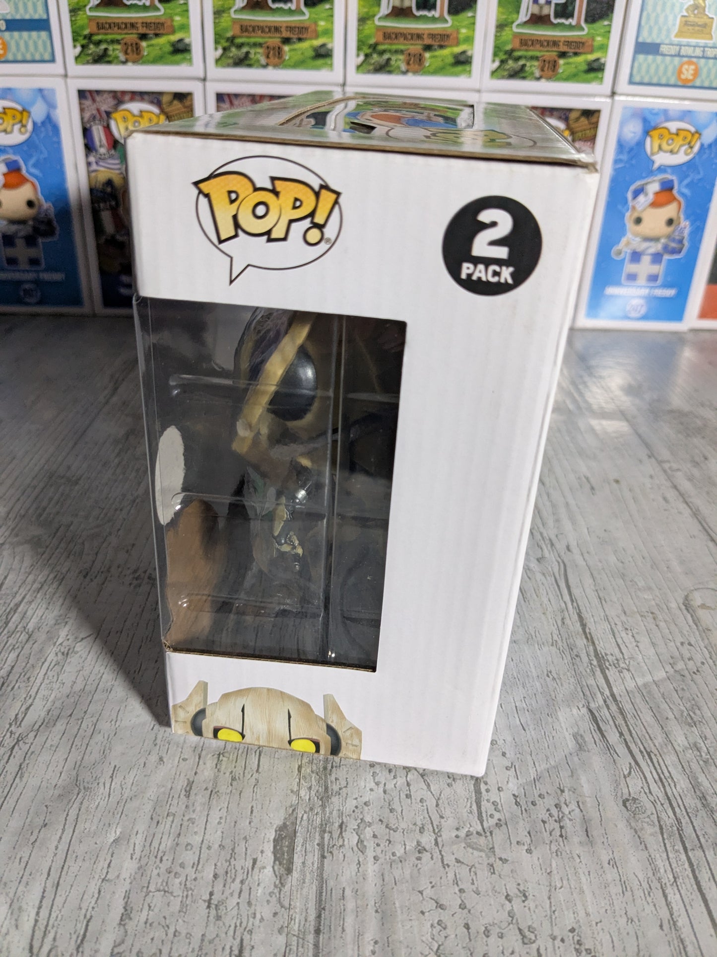 Funko Pop: Jar Jar Binks vs. General Grievous (GameStop/Beschädigte Box)