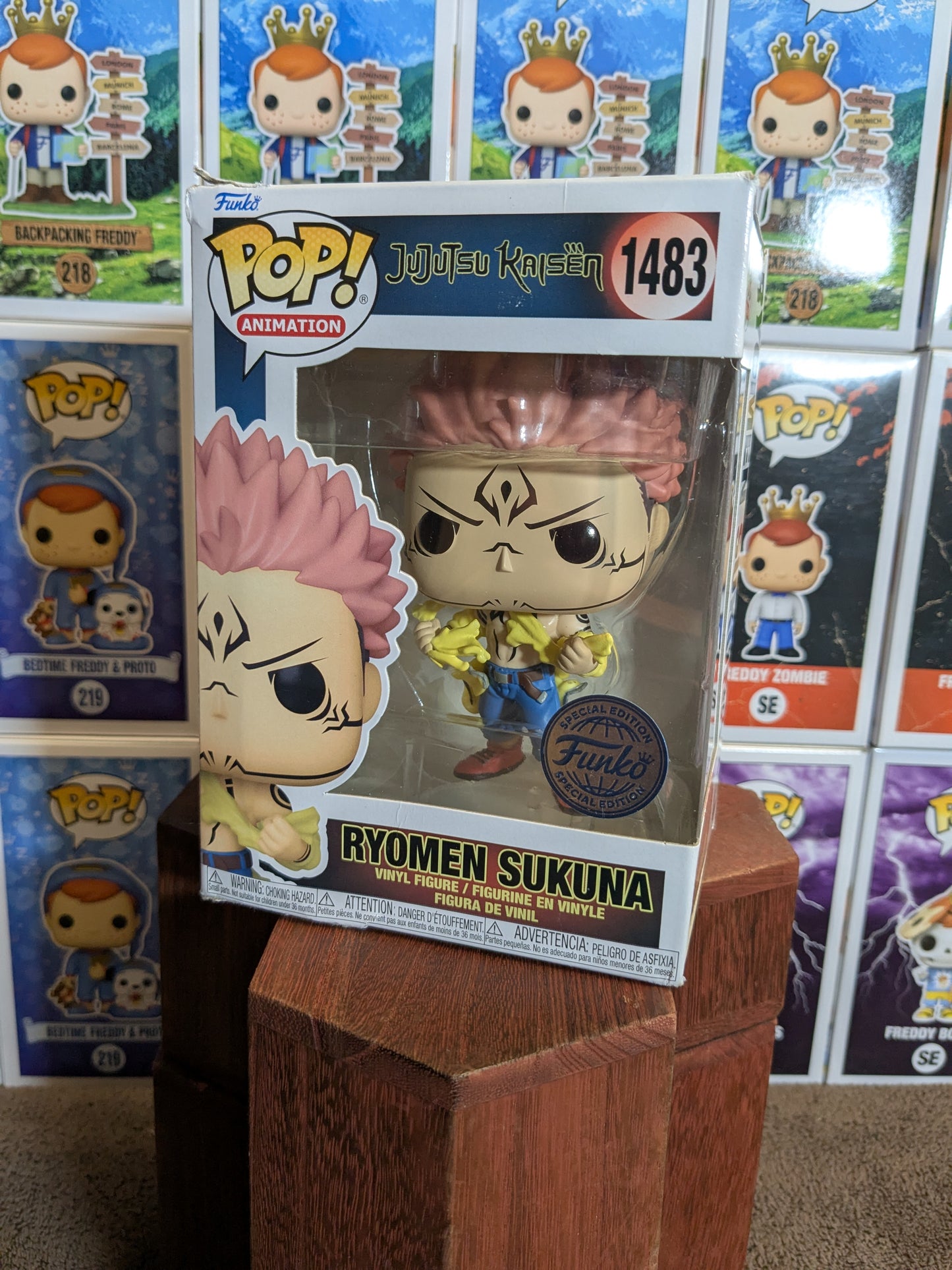 Funko pop 1483 : Ryomen Sukuna Tearing Shirt (Destroyed Box/Opened)