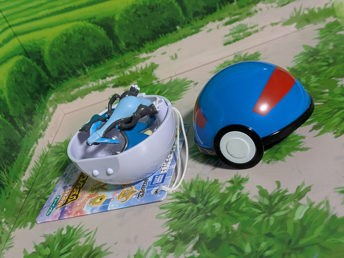 Shokugan: Pokémon Get & Gum - Blazing Sky Illusion - Méga-Dracaufeu X & Super Ball (Environ 3 cm)