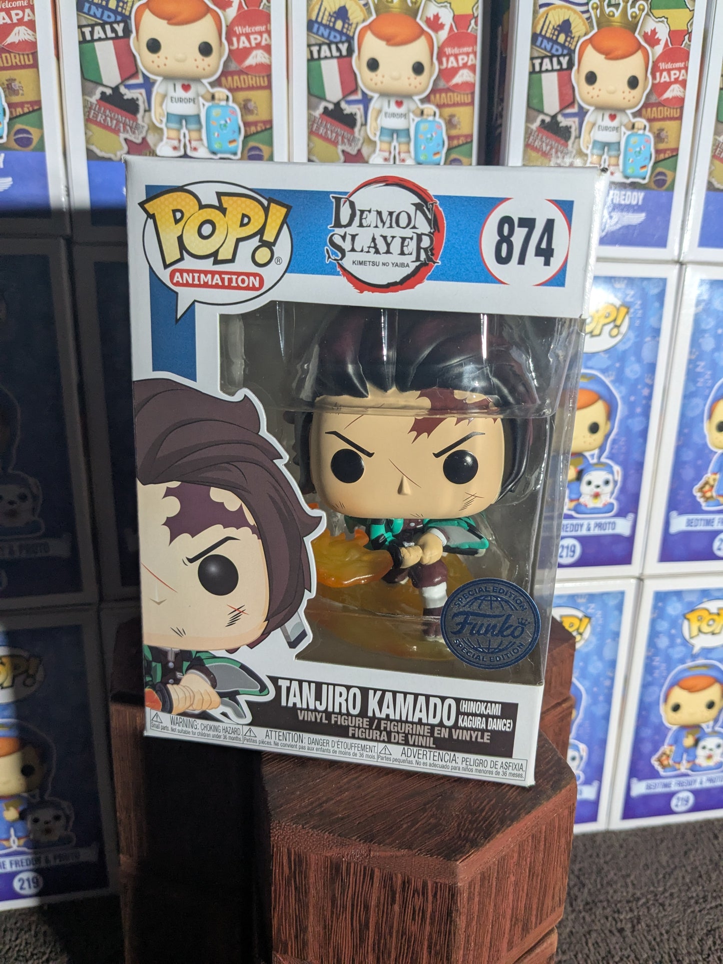 Funko pop 874 : Tanjiro Kamado (Hinokami Kagura Dance)