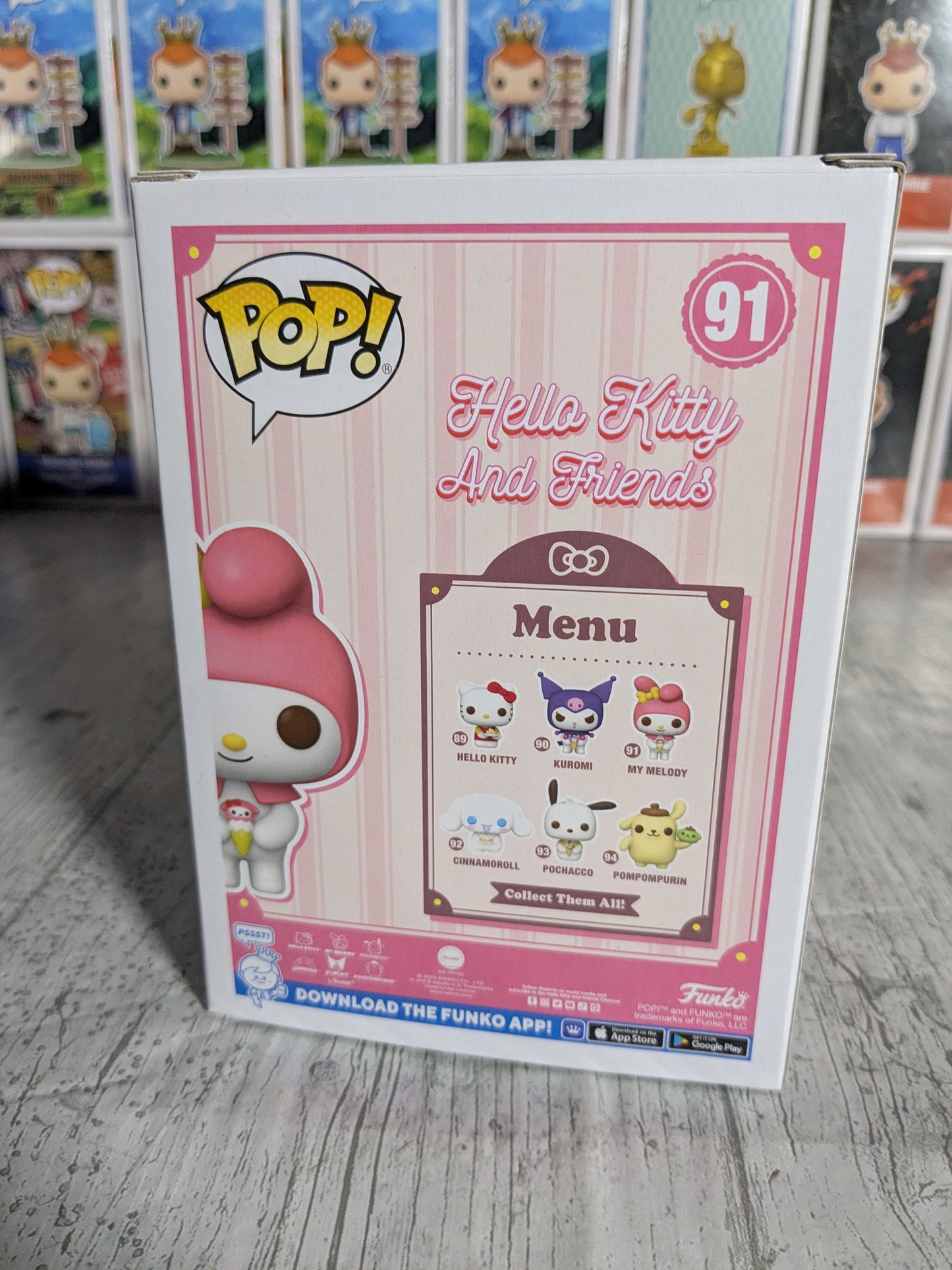 Funko pop 91 : My Melody (Glow)