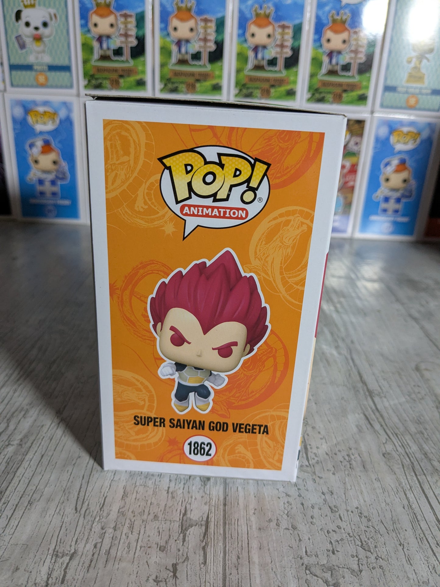 Funko pop 1868 - Super Saiyan God Vegeta (Opened/Damaged Box)