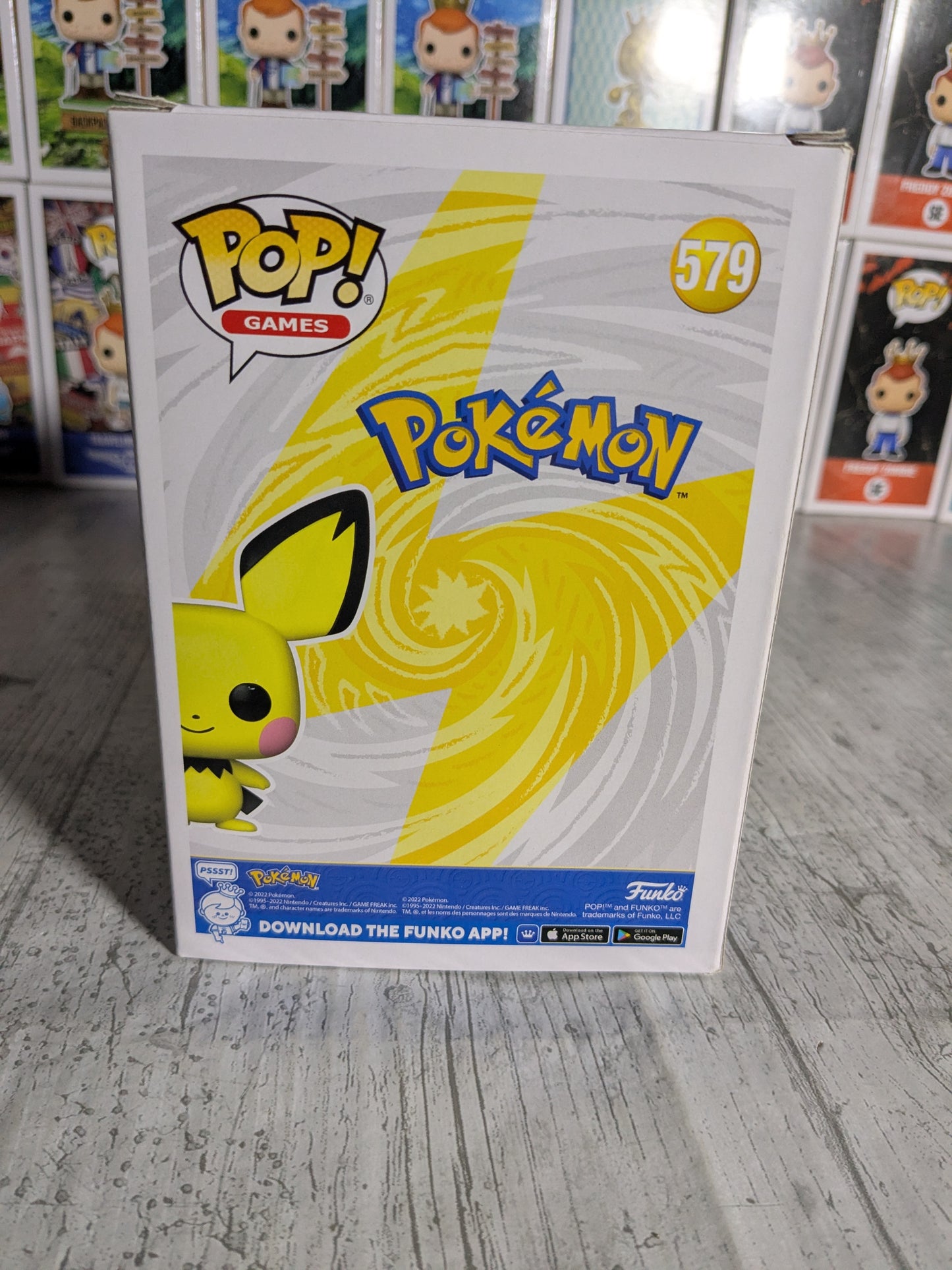Funko pop 579 : Pichu (Flocked/Opened)