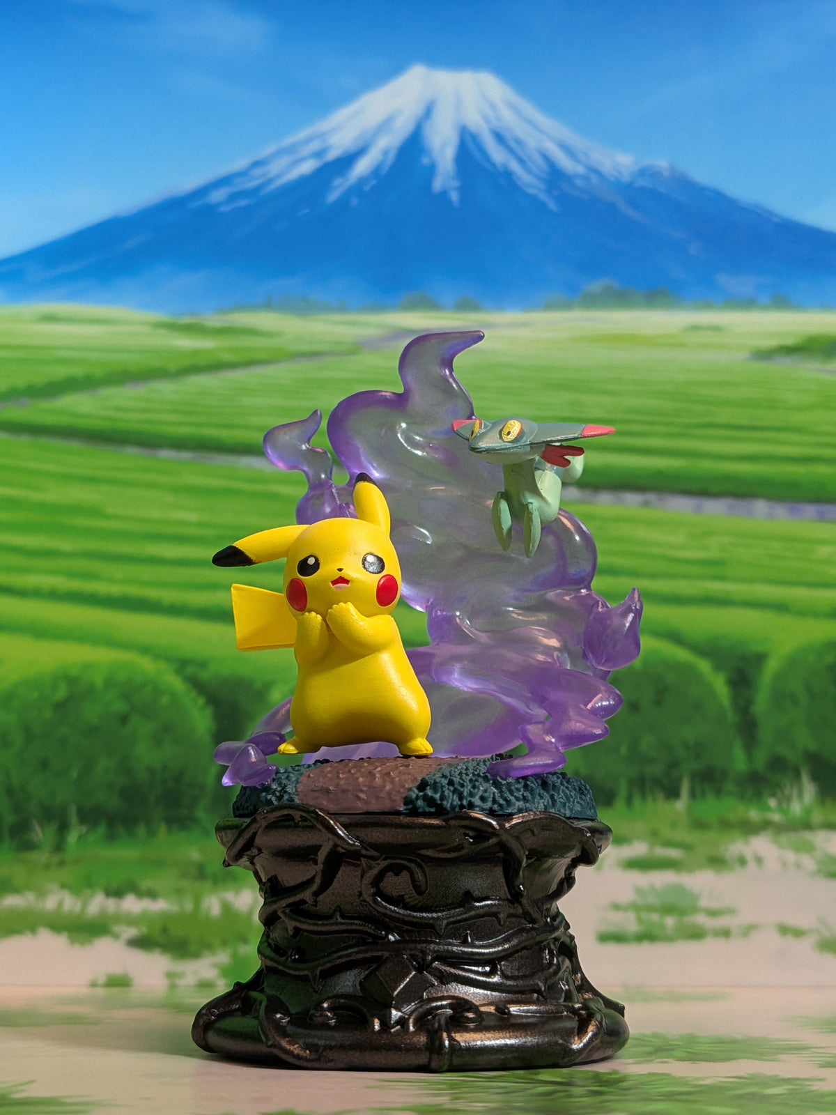 Re-Ment Pokémon Little Night Collection - Pikachu & Fantyrm (~10cm)